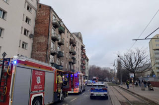 Pożar mieszkania przy ul. Wileńskiej (29.12.2025)
