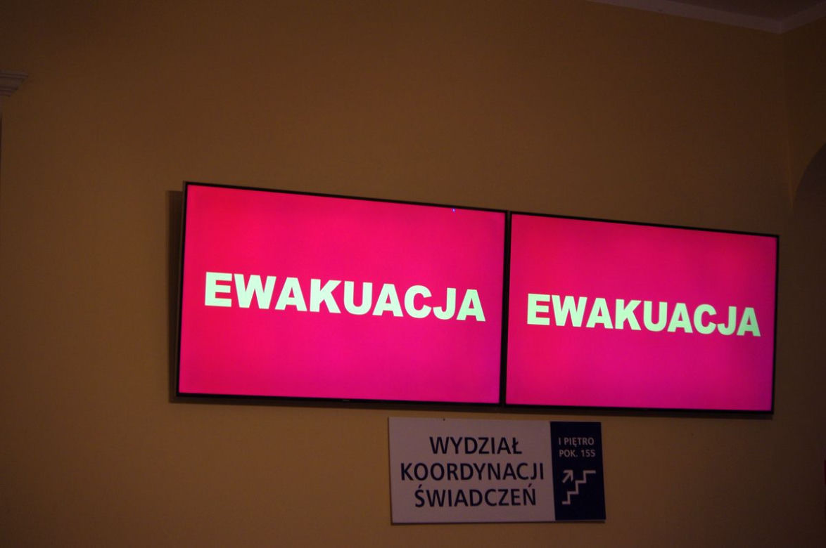 Ewakuacja Zachodniopomorskiego Urzędu Wojewódzkiego w Szczecinie