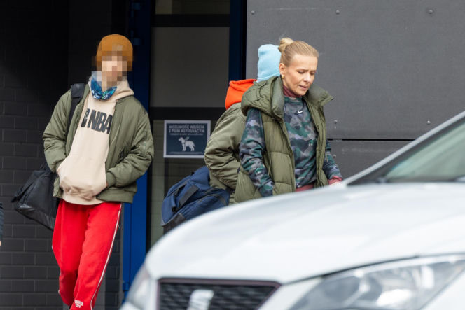 Aneta Zając na łyżwach