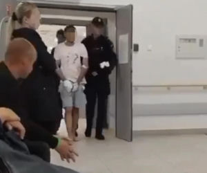 Nagranie po ataku nożownika w Jarosławiu. To on doprowadził do krwawej masakry