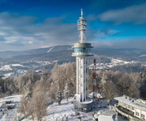 Stąd widać nawet Tatry. Takie widoki tylko z Góry Parkowej w Krynicy-Zdroju - wieża widokowa to murowany hit!!