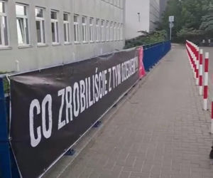 Różaniec przed szpitalem w Lublinie