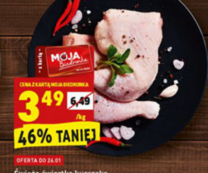 ćwiartka z kurczaka 3,49 zł/kg