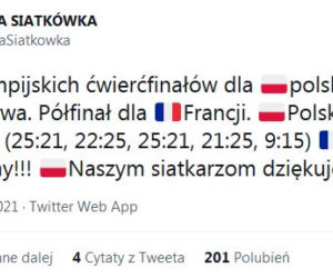 Reakcje na odpadnięcie siatkarzy z IO Tokio 2020