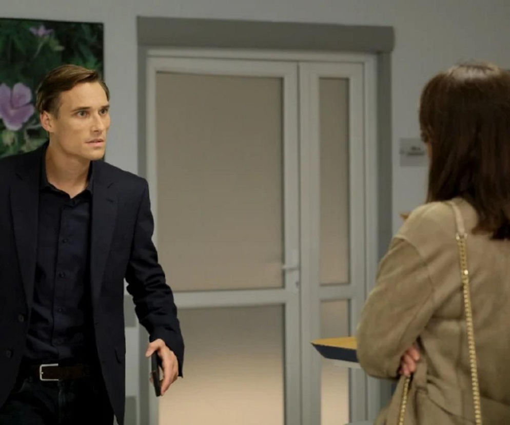 M jak miłość odc. 1915. Aneta (Ilona Janyst), Olek (Maurycy Popiel)