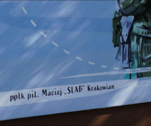 Wyjątkowy mural dla „Slaba” już gotowy. W projekt zaangażowała się żona pilota