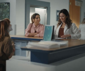 M jak miłość, odcinek 1904. Aneta (Ilona Janyst), Kasia (Paulina Lasota), Kama (Michalina Sosna)