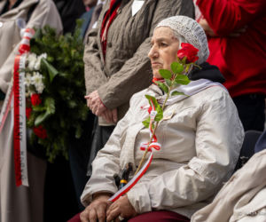 Elegancka Marta Nawrocka w Chojnie