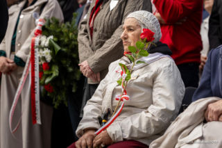 Elegancka Marta Nawrocka w Chojnie