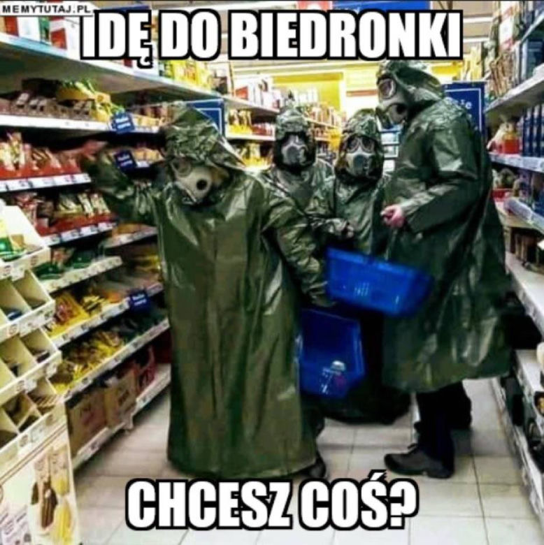 Puste półki w sklepach. MEMY - Polacy szturmują sklepy