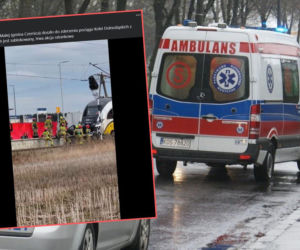 Wypadek kolejowy pod Wrocławiem. Pociąg staranował busa! 