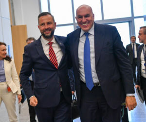 wicepremier - minister obrony narodowej Władysław Kosiniak-Kamysz wziął udział w spotkaniu ministrów obrony NATO w Brukseli