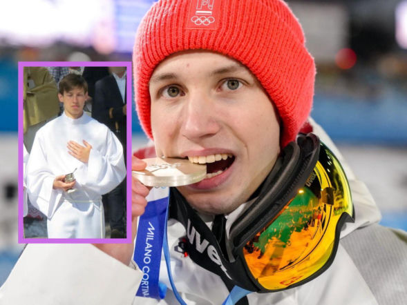 Wielkie zamieszanie wokół Kacpra Tomasiaka. Chodzi o znak krzyża! Nawet ksiądz Edward zabrał głos 