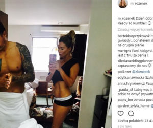 Radosław Majdan na Instagramie z Małgorzatą Rozenek