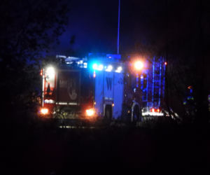 Pożar dzikiego wysypiska na Targówku