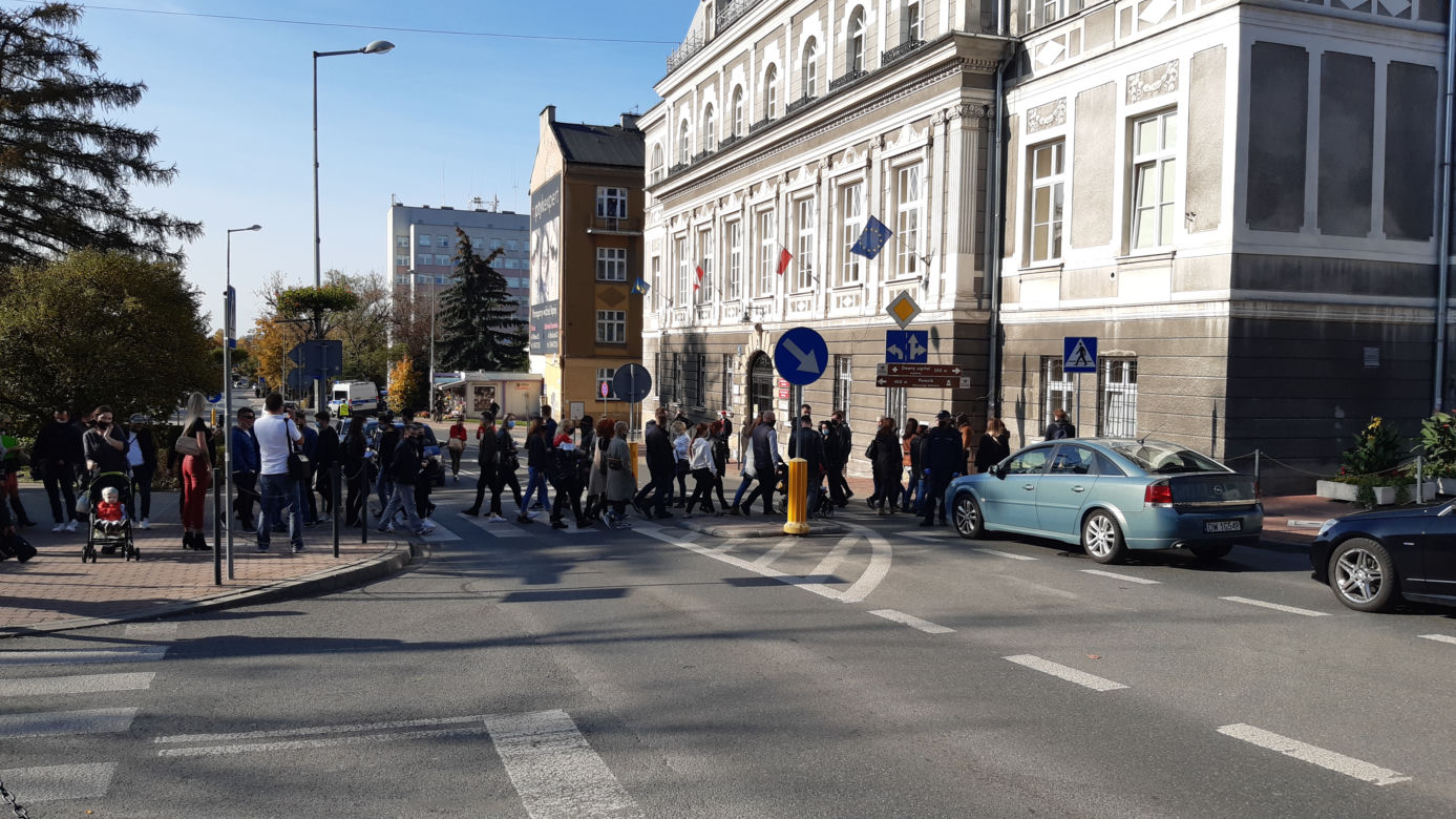 Blokada drogi w Tarnowie - protest