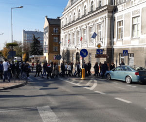Blokada drogi w Tarnowie - protest