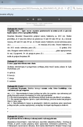 8 Matura podstawowa WOS 2015 ARKUSZE