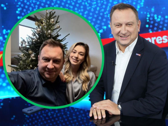 Poseł Tomasz Trela pochwalił się choinką. Nasza pierwsza małżeńska