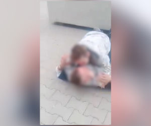 Para baraszkowała na pl. Kasztelańskim w Bardzie