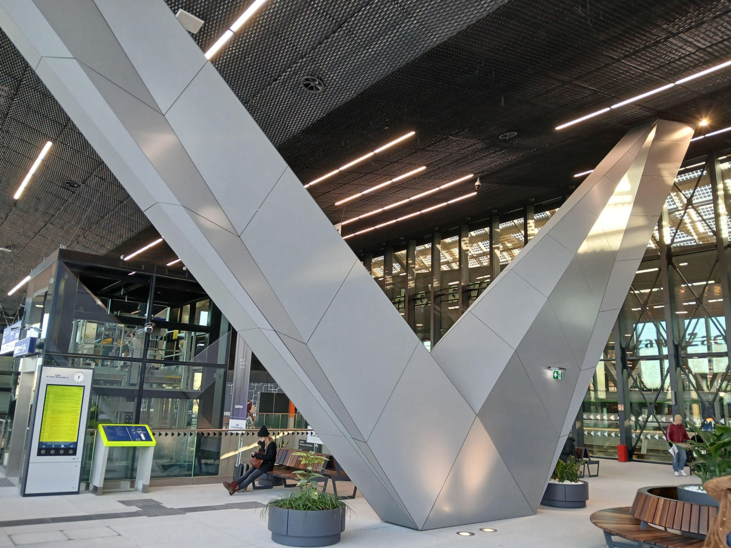 Dworzec kolejowy Warszawa Zachodnia po otwarciu