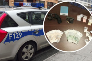 Akcja policji w Aleksandrowie Łódzkim. U zatrzymanych znaleziono narkotyki i broń