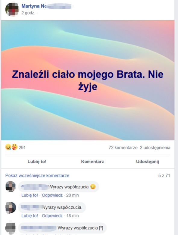 Ponad 1000 osób szukało Piotra przez tydzień. Ciało 16-latka znaleziono w zbiorniku po żwirowni