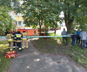 Inowrocław. Śmieci wypełniały mieszkanie po brzegi. Lokator zaatakował policjantów