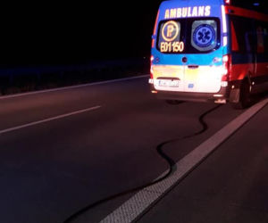 Łódzkie: Na S8 płonął samochód! W akcji trzy zastępy strażaków [FOTO]