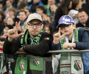 Legia Warszawa - Górnik Zabrze: Zdjęcia kibiców i zawodników z meczu 28. kolejki PKO BP Ekstraklasy