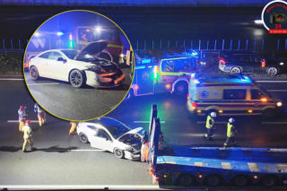 Gigantyczny karambol na S2! Zderzyło się 9 aut, wśród rannych są dzieci