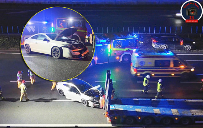 Wypadek na trasie S2.