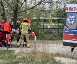 Potrącenie przez pociąg na dworcu zachodnim. Na miejscu śmigłowiec LPR. Trwa akcja ratunkowa