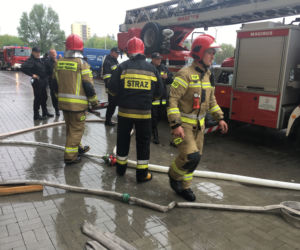Pożar wieżowca przy ul. Paganiniego w Lublinie!