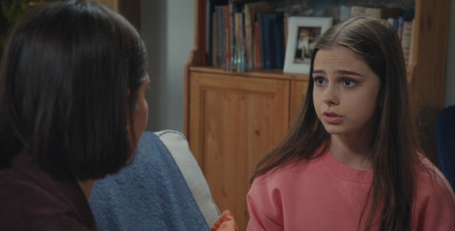 M jak miłość odc. 1894. Basia (Karina Woźniak), Agnes (Amanda Mincewicz)