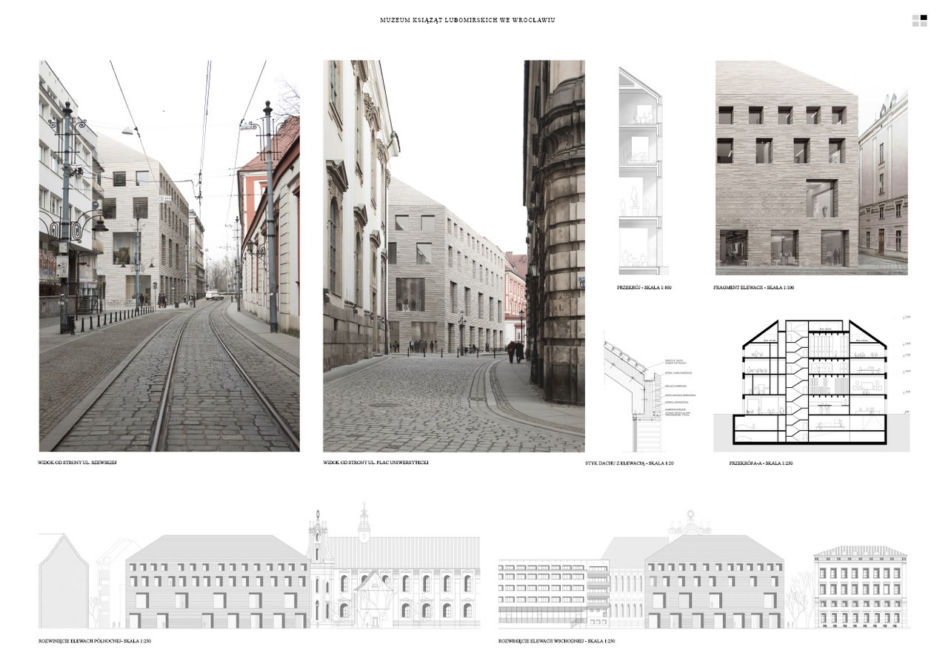 Wyniki konkursu na projekt Muzeum Książąt Lubomirskich we Wrocławiu