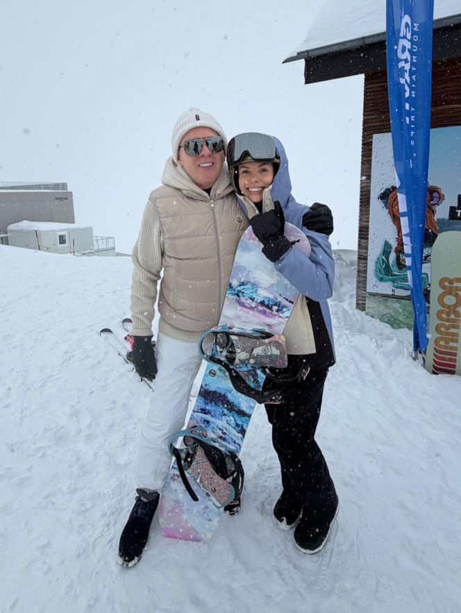 Izabela Janachowska z mężem