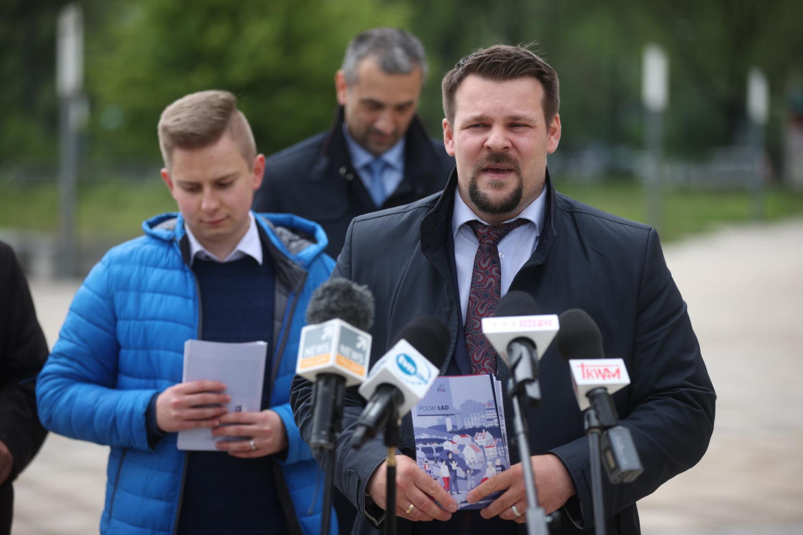 Kandydat PiS na prezydenta Krakowa Michał Drewnicki