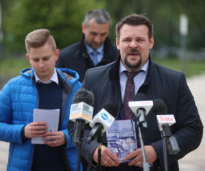 Kandydat PiS na prezydenta Krakowa Michał Drewnicki