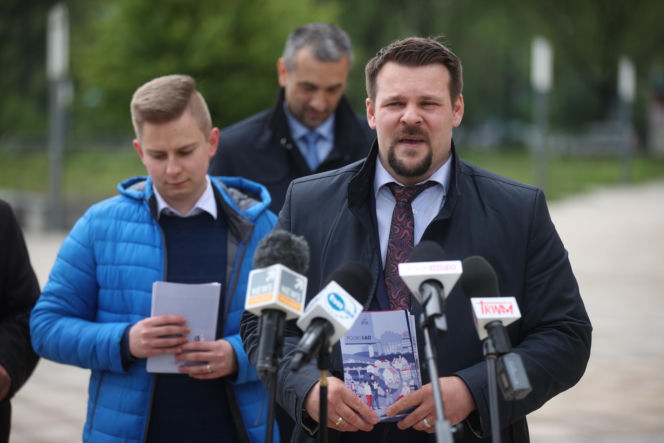 Kandydat PiS na prezydenta Krakowa Michał Drewnicki