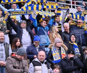 Arka Gdynia - Widzew Łódź: Zdjęcia kibiców i zawodników z meczu 25. kolejki PKO BP Ekstraklasy