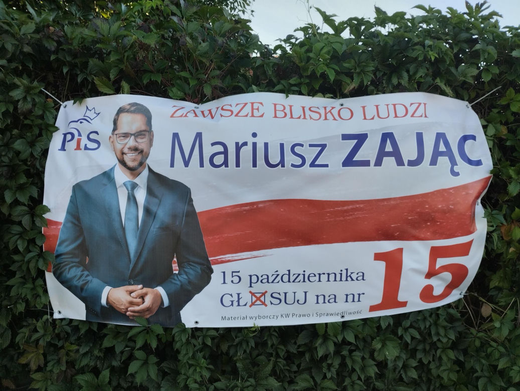 Plakaty wyborcze w Tarnowie