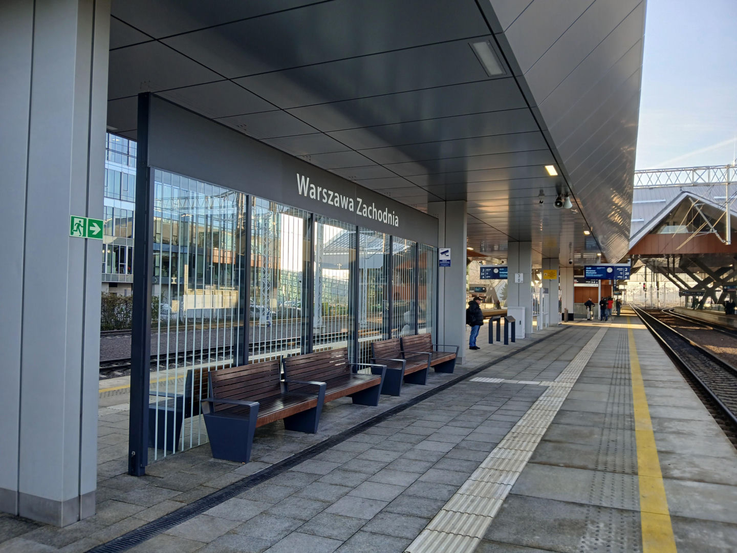 Dworzec kolejowy Warszawa Zachodnia po otwarciu