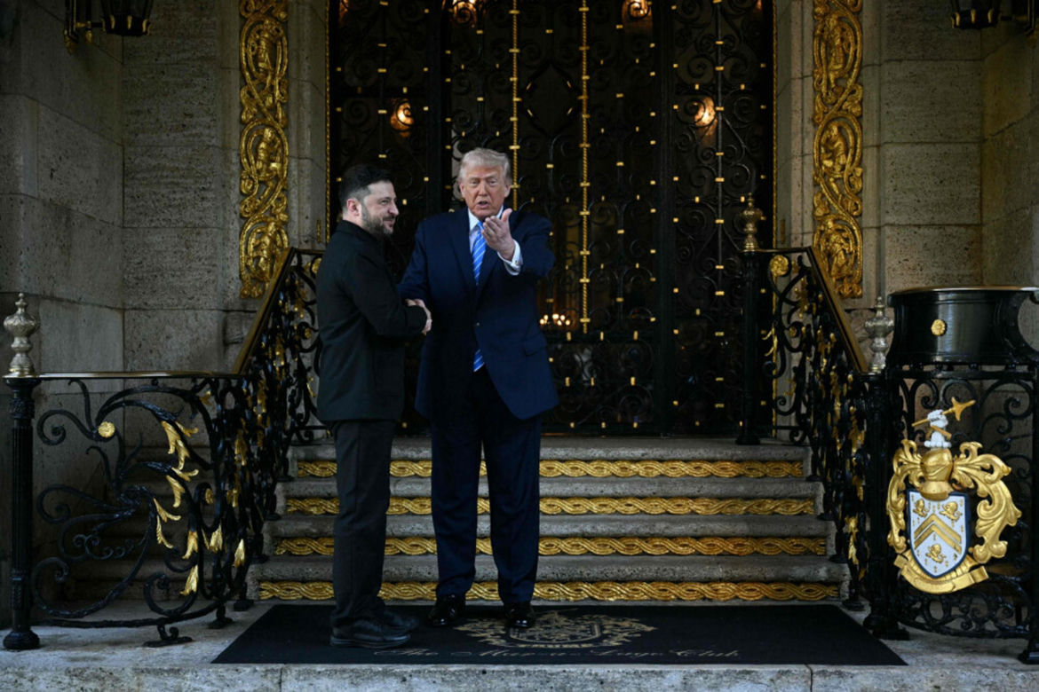 Wołodymyr Zełenski i Donald Trump