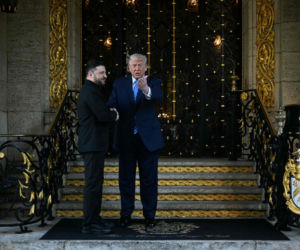 Wołodymyr Zełenski i Donald Trump