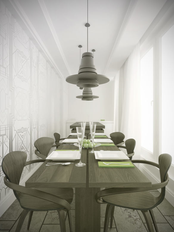 jadalnia - apartament gdyński
