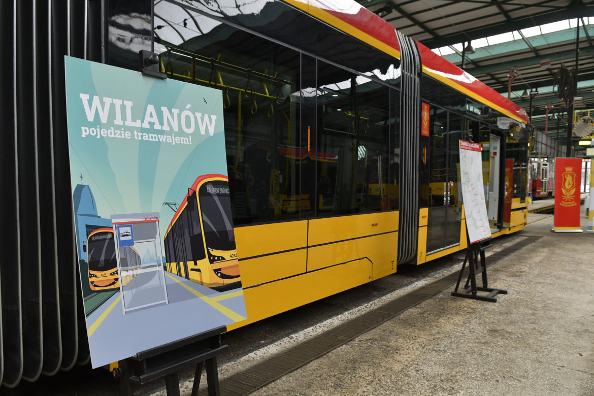 W pół godziny z Wilanowa do centrum. Umowa na nową trasę tramwajową podpisana