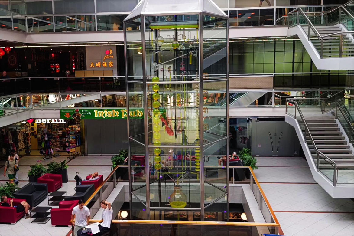Zegar wodny w Europa Center