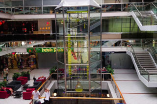 Zegar wodny w Europa Center