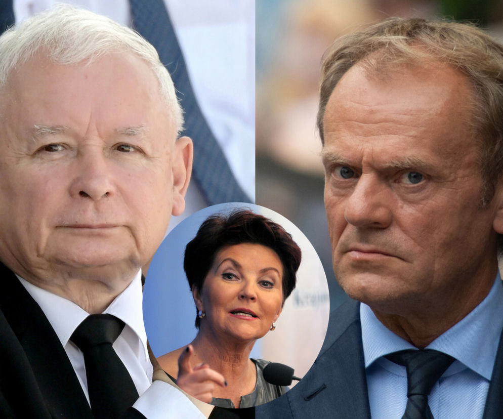 Donald Tusk & Jarosław Kaczyński & Jolanta Kwaśniewska